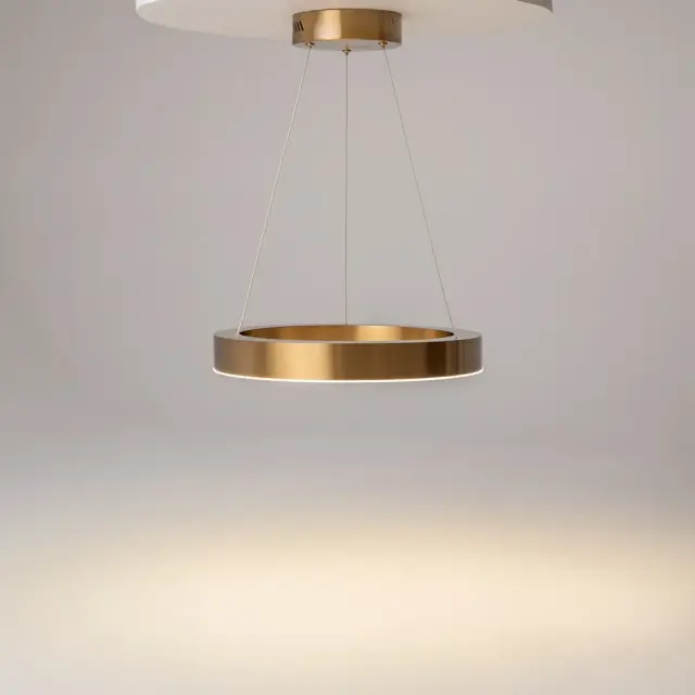 Подвесной светильник Maytoni SATURNO — латунь, ракурс 4