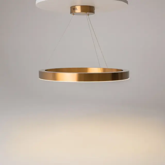 Подвесной светильник Maytoni SATURNO — латунь, ракурс 4
