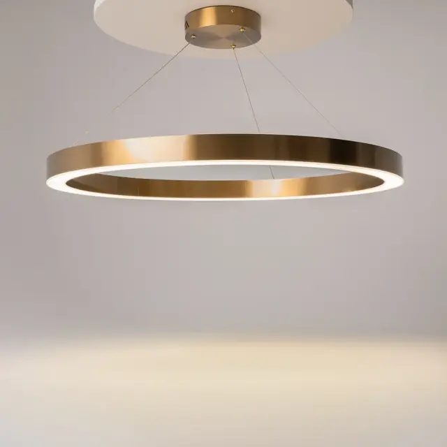 Подвесной светильник Maytoni SATURNO — латунь, ракурс 3