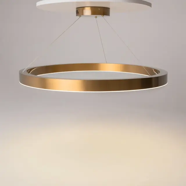 Подвесной светильник Maytoni SATURNO — латунь, ракурс 4