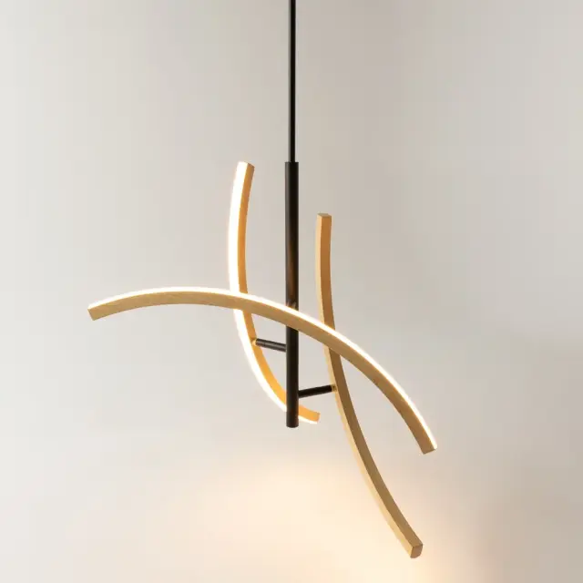 Потолочная люстра Maytoni WABI — бежевый, ракурс 6