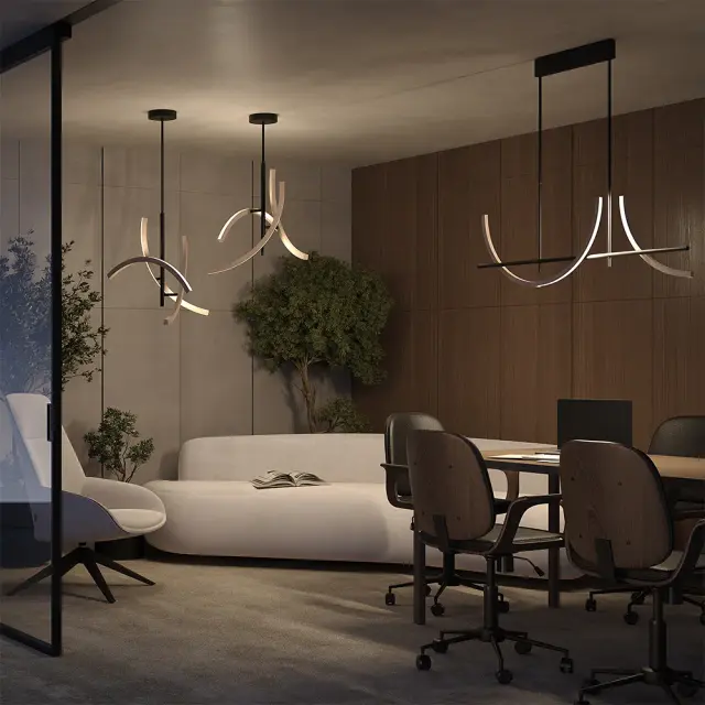 Потолочная люстра Maytoni WABI — бежевый, ракурс 8
