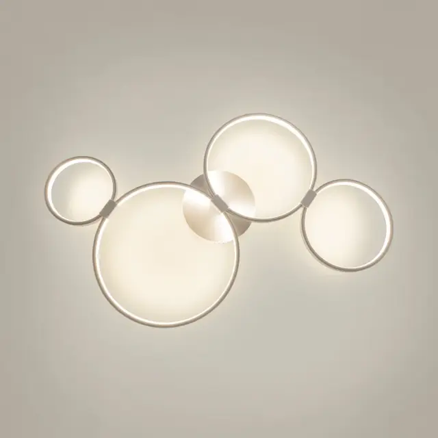 Потолочная люстра Maytoni OLYMPIA — белый, ракурс 4