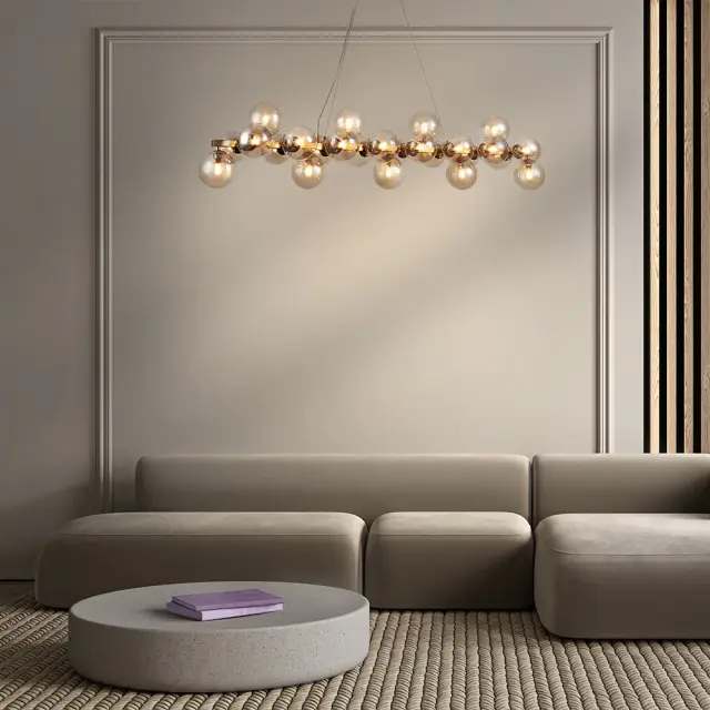 Подвесной светильник Maytoni DALLAS — янтарный, ракурс 4