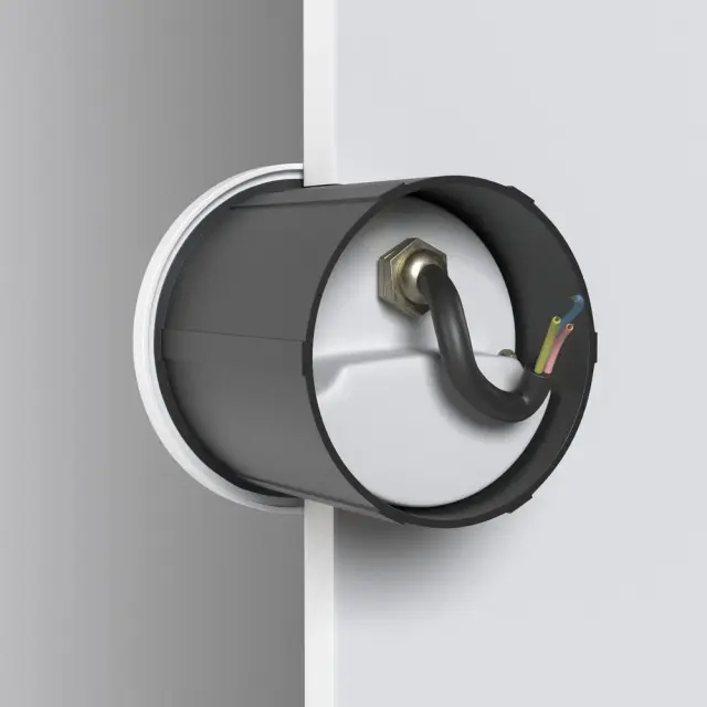 Встраиваемый уличный светильник Maytoni LOCK — белый, ракурс 5