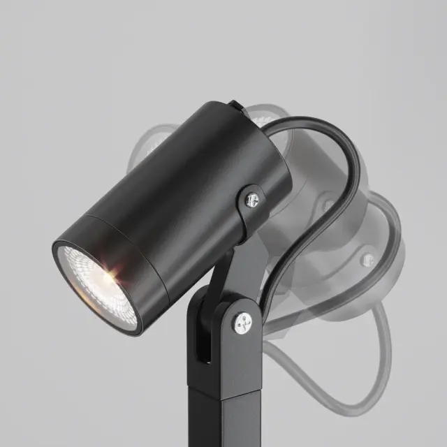 Уличный светильник Maytoni SCOPE — черный, ракурс 3
