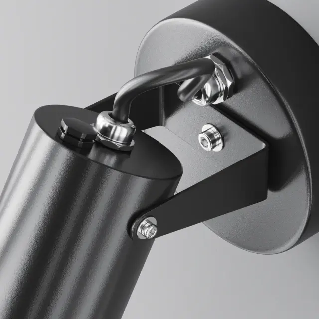 Настенный уличный светильник Maytoni SCOPE — черный, ракурс 7
