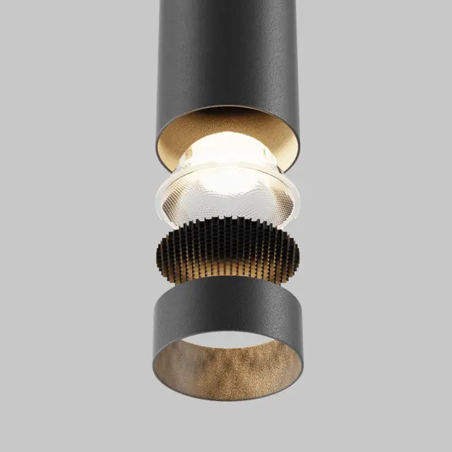 Подвесной светильник Maytoni FOCUS LED — черный, ракурс 5