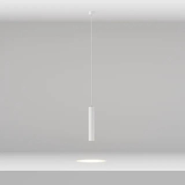 Подвесной светильник Maytoni FOCUS LED — белый, ракурс 3