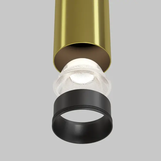 Подвесной светильник Maytoni FOCUS LED — латунь, ракурс 5