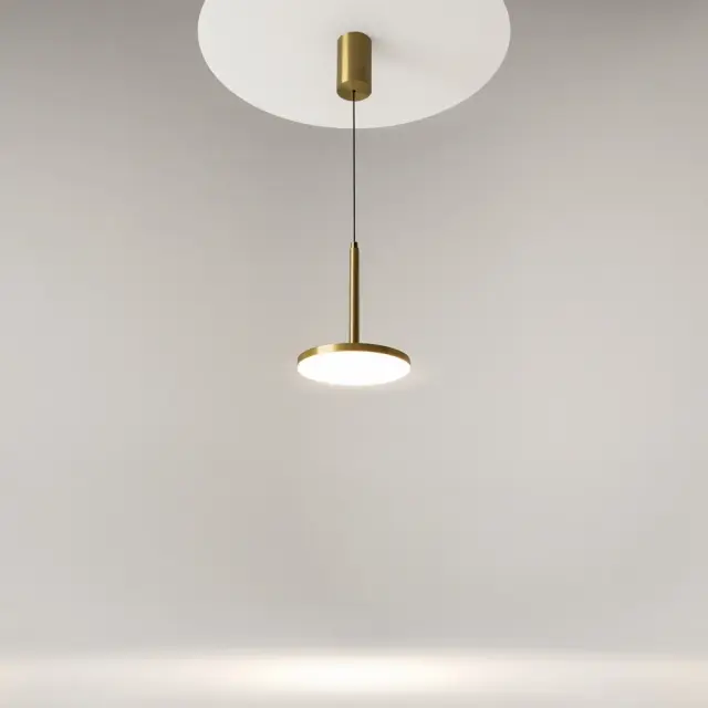 Подвесной светильник Maytoni PLATO — латунь, ракурс 3
