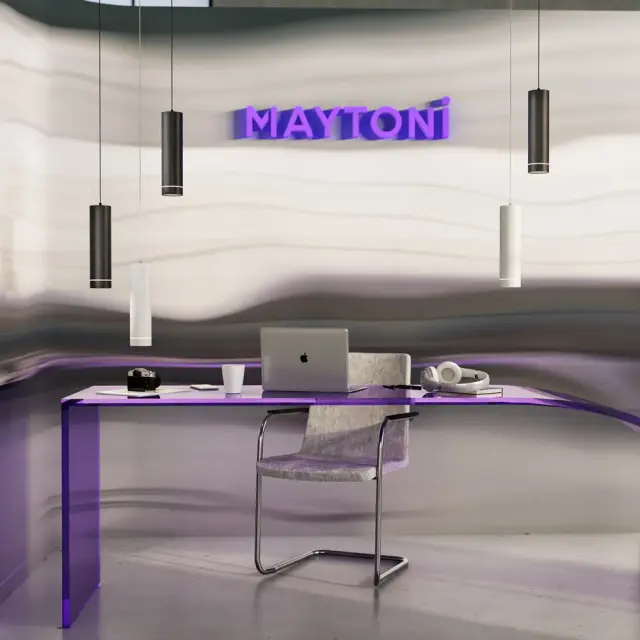Подвесной светильник Maytoni ORLO — черный, ракурс 3
