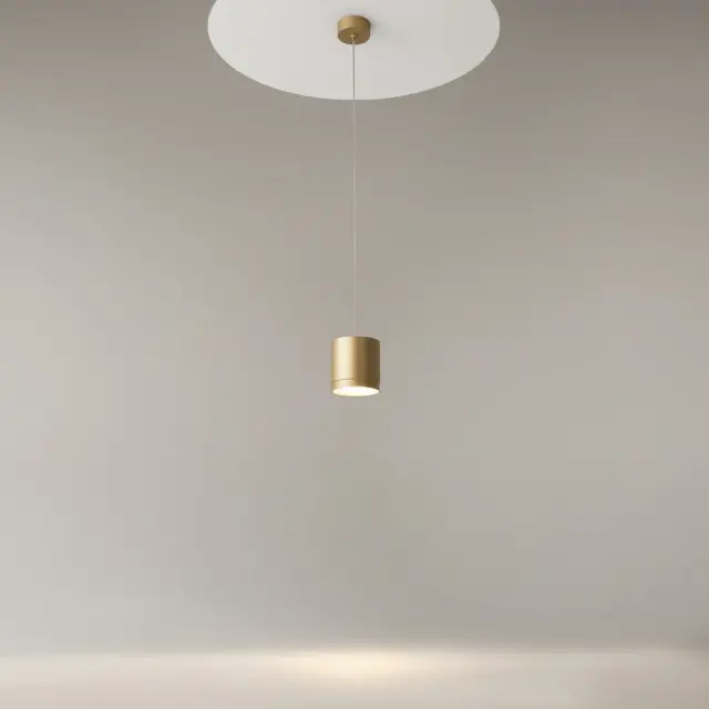 Подвесной светильник Maytoni POLAR — золотой, ракурс 4