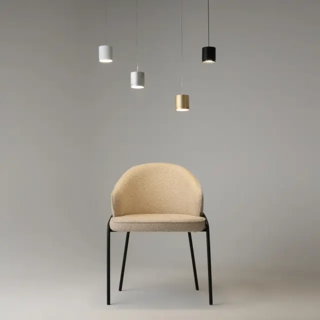 Подвесной светильник Maytoni POLAR — серебряный, ракурс 6