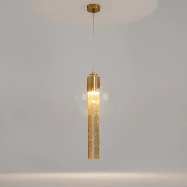 Подвесной светильник Maytoni FLUSSO — прозрачный, ракурс 3