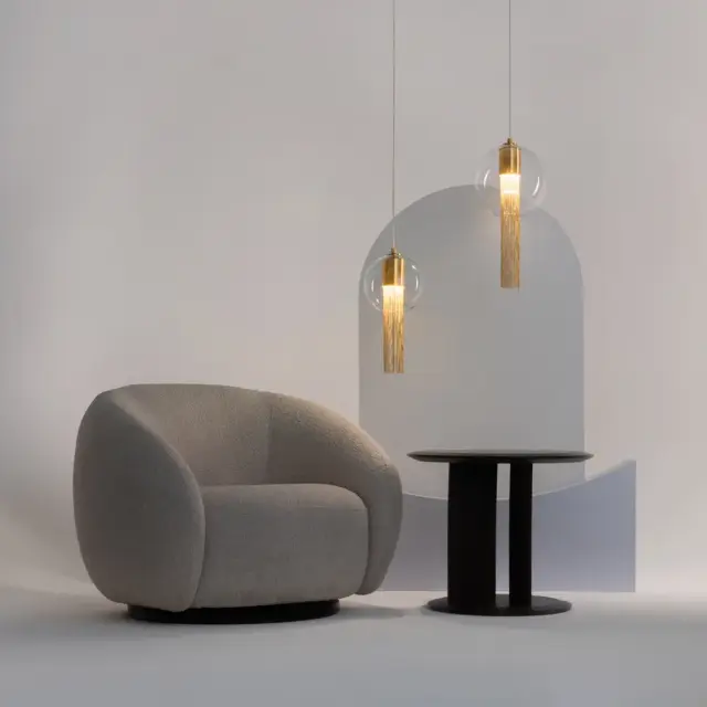Подвесной светильник Maytoni FLUSSO — прозрачный, ракурс 6