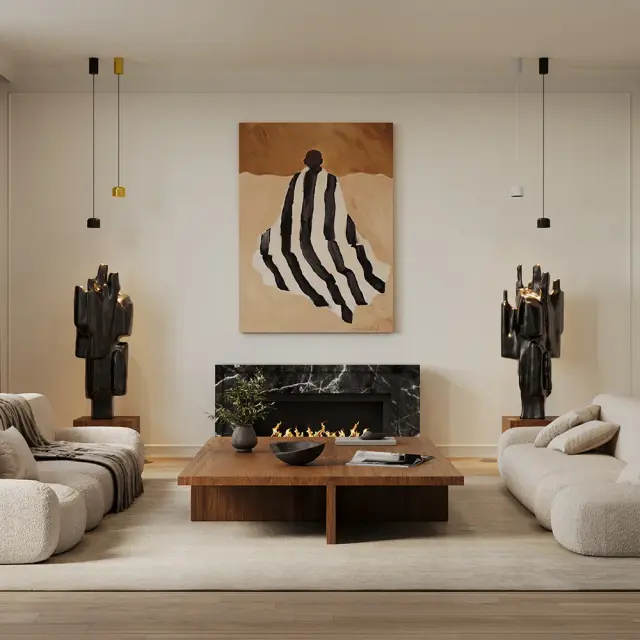 Подвесной светильник Maytoni COMFY — черный, ракурс 4