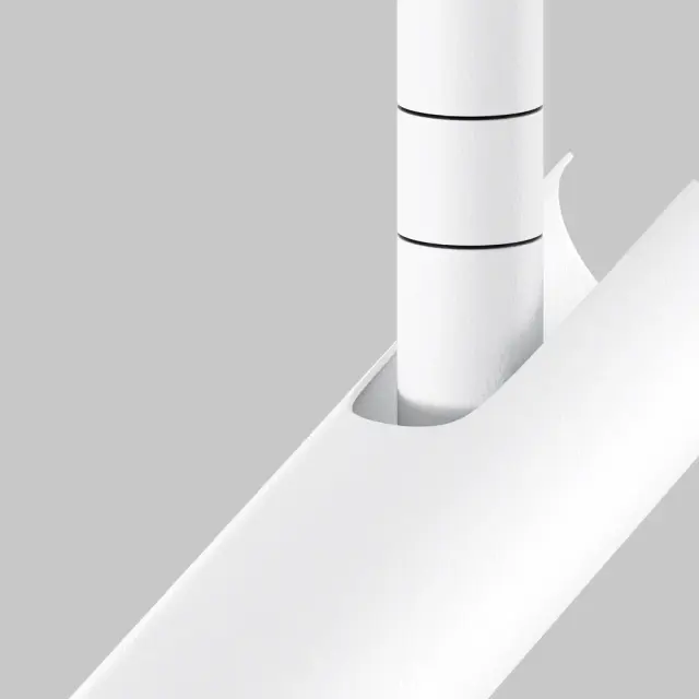 Встраиваемый точечный светильник Maytoni FOCUS T — белый, ракурс 4