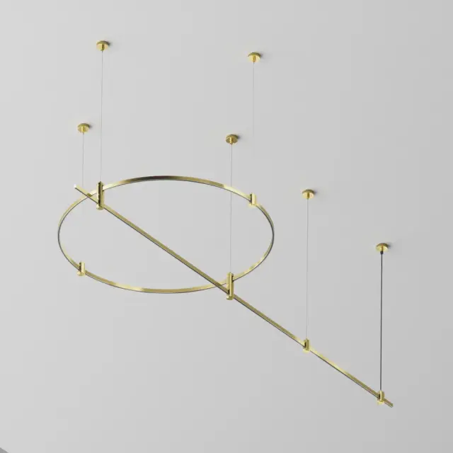 Шинопровод Maytoni ГОТОВЫЕ КОНСТРУКЦИИ — магнитные, латунь