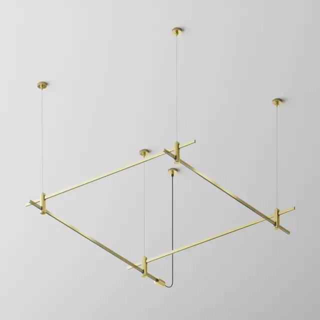 Шинопровод Maytoni ГОТОВЫЕ КОНСТРУКЦИИ — магнитные, латунь