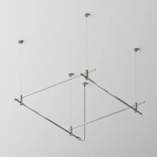 Шинопровод Maytoni ГОТОВЫЕ КОНСТРУКЦИИ — магнитные, никель