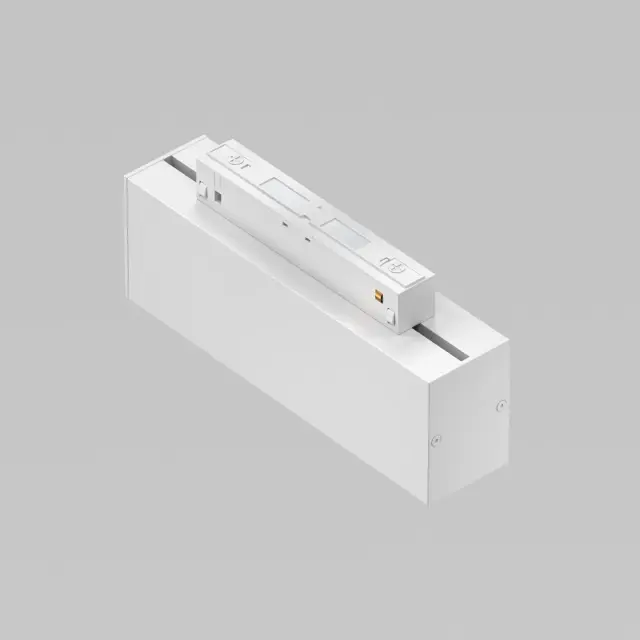 Трековый светильник Maytoni MAGNETIC TRACK SYSTEM — магнитные, белый, ракурс 3