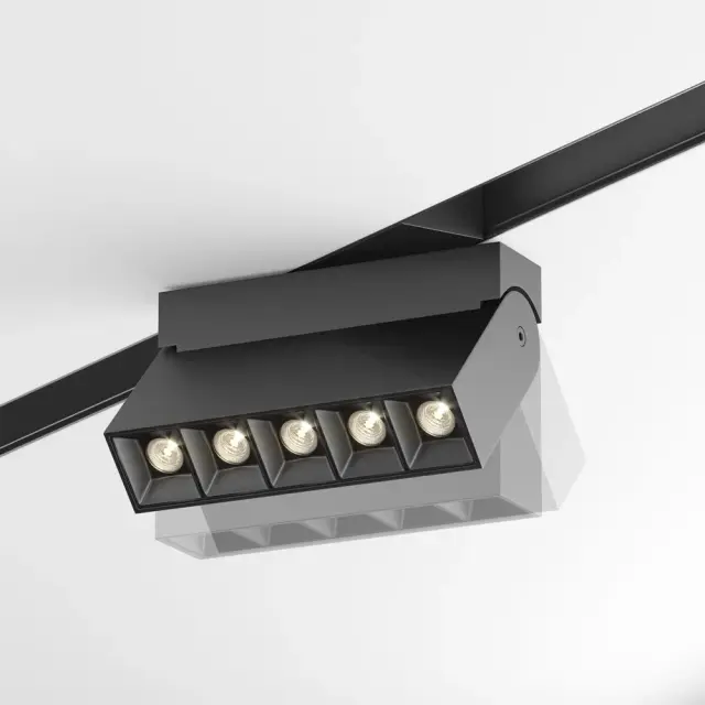 Трековый светильник Maytoni TRACK LAMPS — магнитные, черный, ракурс 2