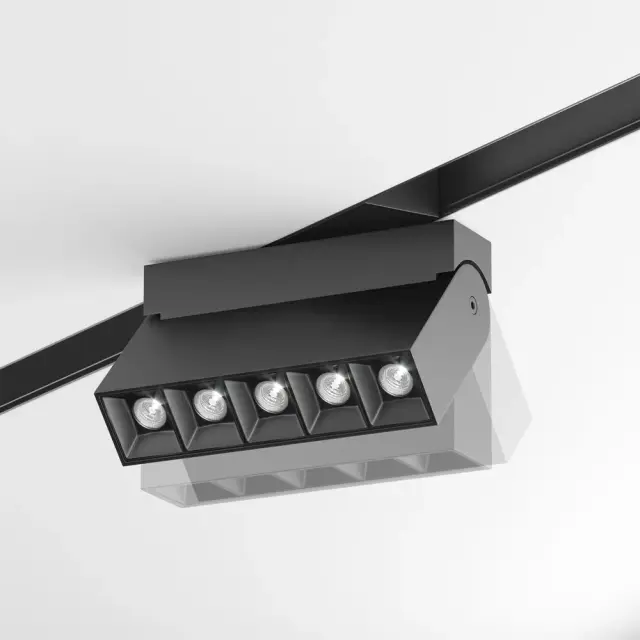 Трековый светильник Maytoni TRACK LAMPS — магнитные, черный, ракурс 2