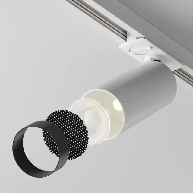 Трековый светильник Maytoni FOCUS LED UNITY — однофазные, белый, ракурс 5