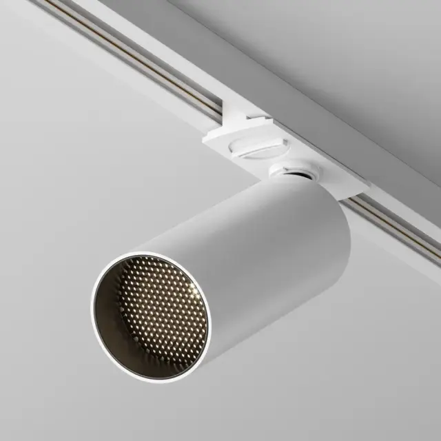 Трековый светильник Maytoni FOCUS LED UNITY — однофазные, белый, ракурс 4