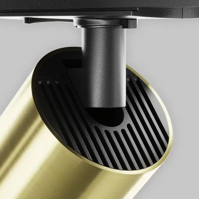 Трековый светильник Maytoni FOCUS LED — однофазные, латунь, ракурс 10
