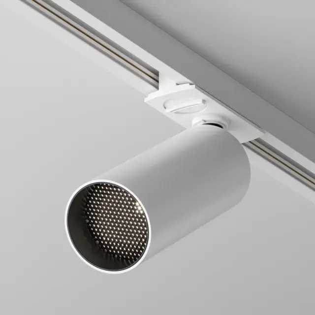 Трековый светильник Maytoni FOCUS LED UNITY — однофазные, белый, ракурс 4