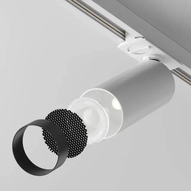 Трековый светильник Maytoni FOCUS LED UNITY — однофазные, белый, ракурс 4