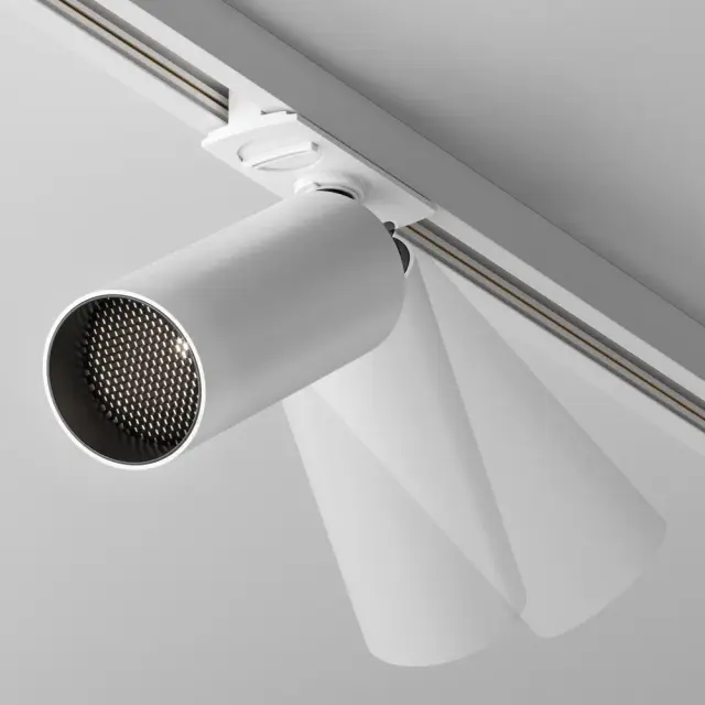 Трековый светильник Maytoni FOCUS LED UNITY — однофазные, белый, ракурс 5