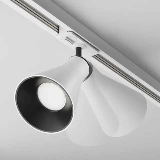 Трековый светильник Maytoni TRACK LAMPS — однофазные, белый, ракурс 3