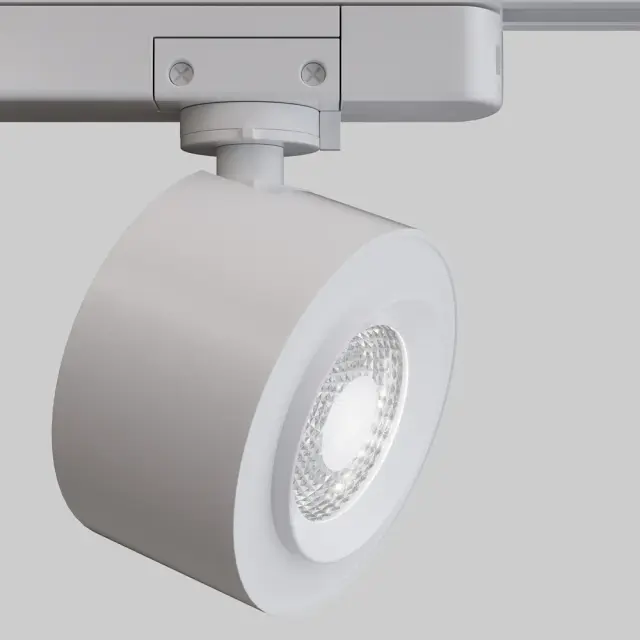 Трековый светильник Maytoni TRACK LAMPS — однофазные, белый, ракурс 2