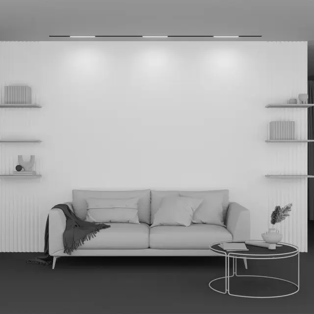 Трековый светильник Maytoni BASIS — магнитные, белый, ракурс 4