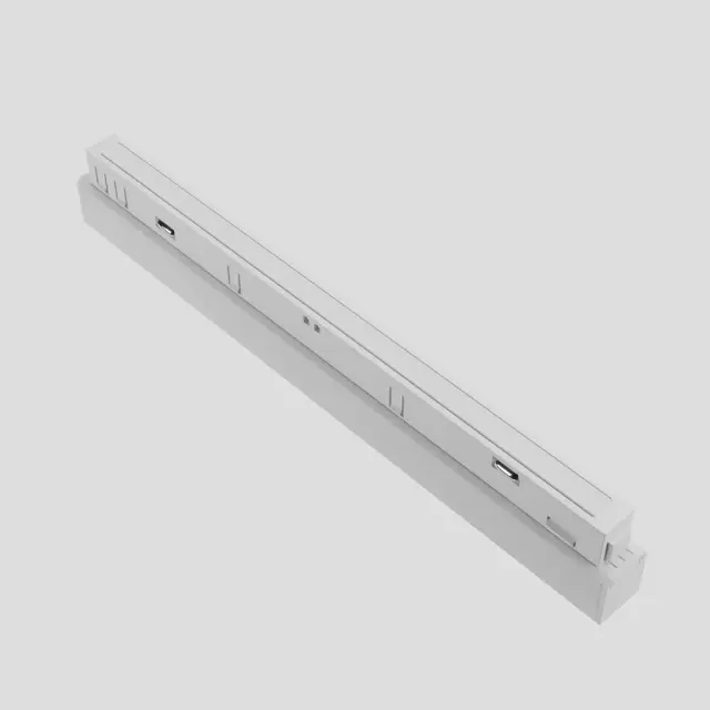 Трековый светильник Maytoni MAGNETIC TRACK SYSTEM EXILITY — магнитные, белый, ракурс 3