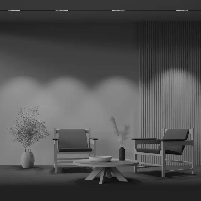 Трековый светильник Maytoni POINTS EXILITY — магнитные, черный, ракурс 4