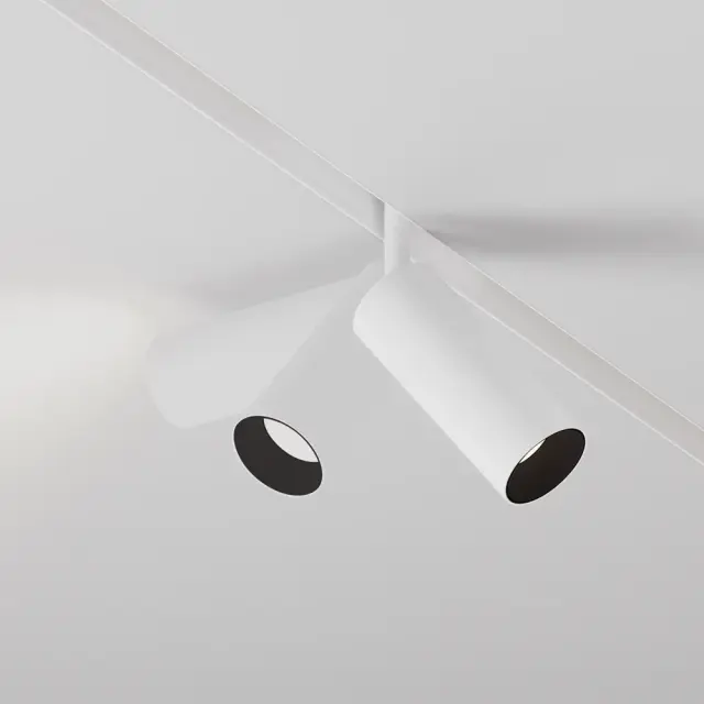 Трековый светильник Maytoni FOCUS LED — магнитные, белый, ракурс 3