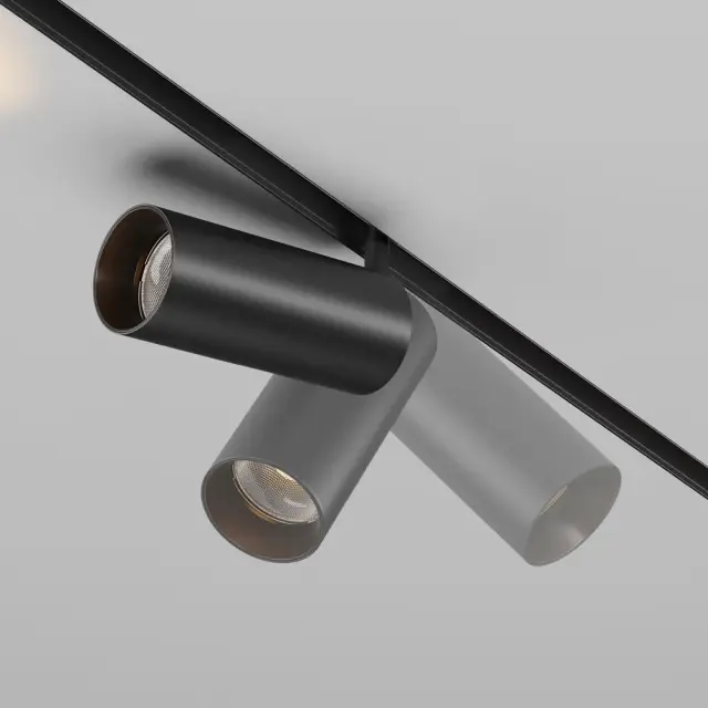 Трековый светильник Maytoni FOCUS LED — магнитные, черный, ракурс 2