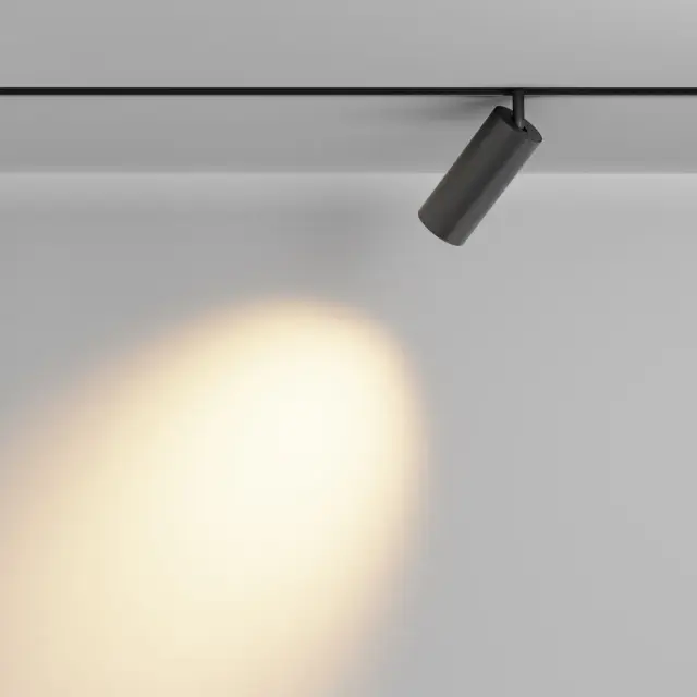 Трековый светильник Maytoni FOCUS LED — магнитные, черный, ракурс 5