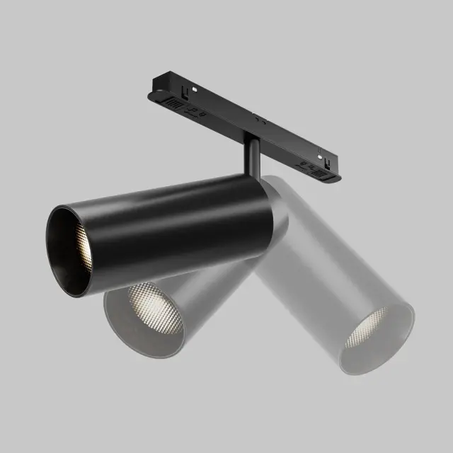 Трековый светильник Maytoni FOCUS LED — магнитные, черный, ракурс 6