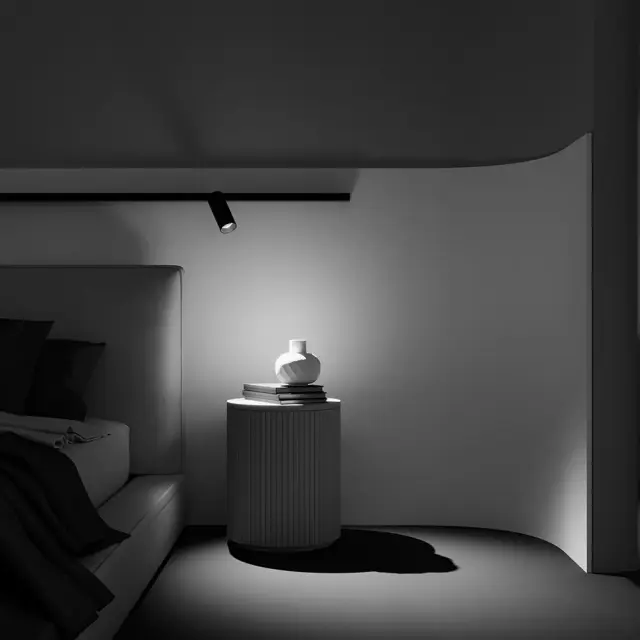 Трековый светильник Maytoni FOCUS LED — магнитные, черный, ракурс 7