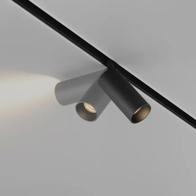Трековый светильник Maytoni FOCUS LED — магнитные, черный, ракурс 2