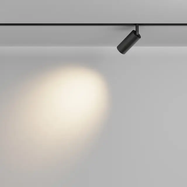 Трековый светильник Maytoni FOCUS LED — магнитные, черный, ракурс 5