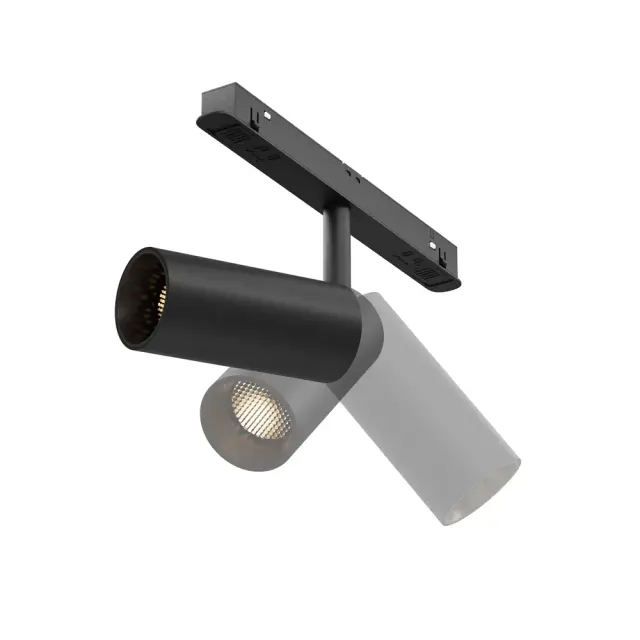 Трековый светильник Maytoni FOCUS LED — магнитные, черный, ракурс 6