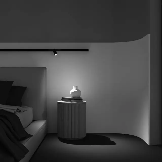 Трековый светильник Maytoni FOCUS LED — магнитные, черный, ракурс 7