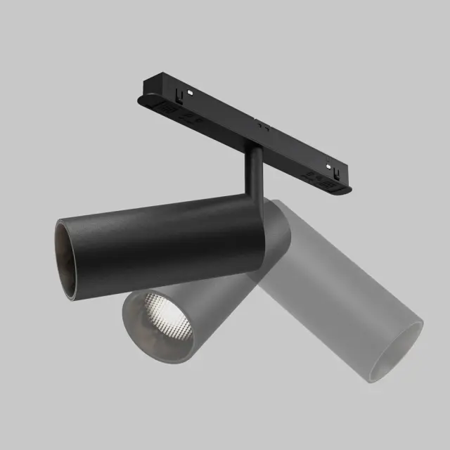 Трековый светильник Maytoni FOCUS LED EXILITY — магнитные, черный, ракурс 8
