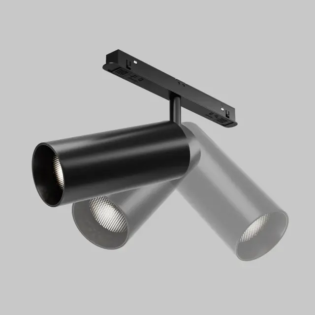 Трековый светильник Maytoni FOCUS LED EXILITY — магнитные, черный, ракурс 8